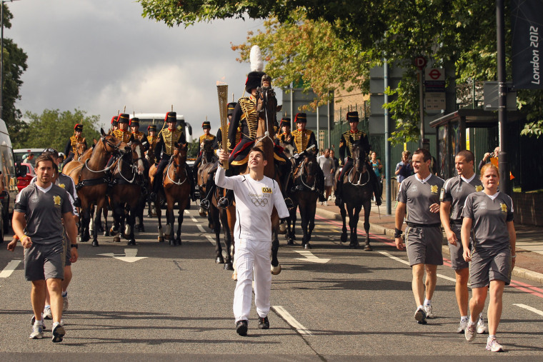 Image: The Olympic Torch Begins Its Journey Around London