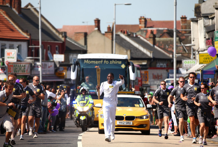Image: Day 68 - The Olympic Torch Continues Its Journey Around The UK