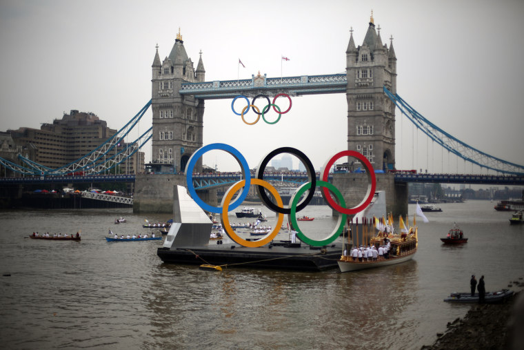 Image: The Olympic Torch Makes Its Final Journey Across London Towards The Opening Ceremony