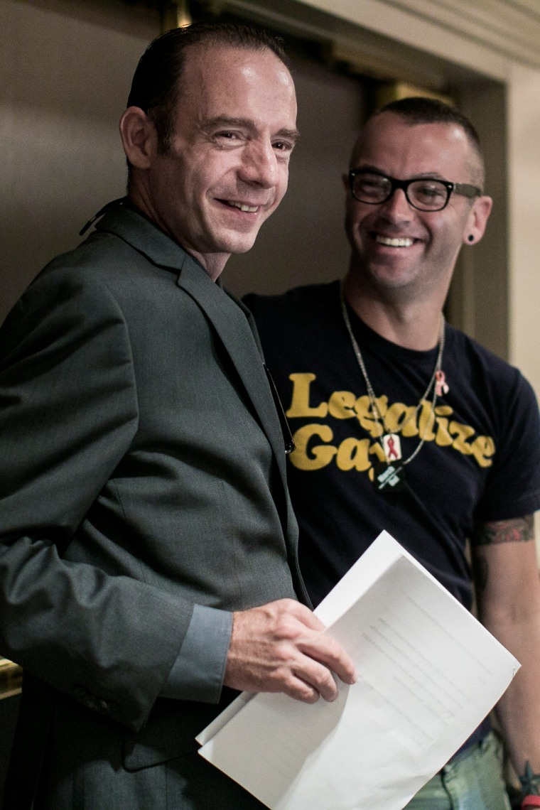 Image: The \"Berlin Patient\" Timothy Ray Brown Holds News Conference On AIDS Cure Treatment