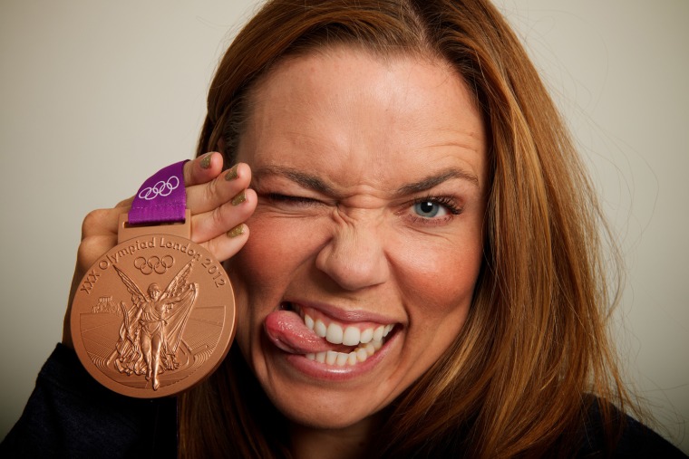 2012 Neil Leifer -- Bronze medal winner Natalie Coughlin poses for a portrait by Neil Leifer during the 2012 Olympics in London, UK on July 30, 2012. Her team won bronze last night in the  4x100-meter freestyle relay.