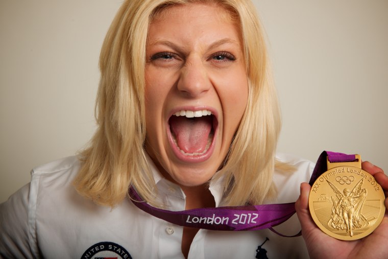 2012 Neil Leifer -- USA judo gold medalist Kayla Harrison poses for a portrait by Neil Leifer during the 2012 Olympics in London, UK on August 3, 2012.