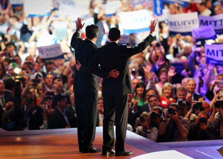Image: Romney Accepts Party Nomination At The Republican National Convention