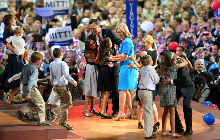 Image: Romney Accepts Party Nomination At The Republican National Convention