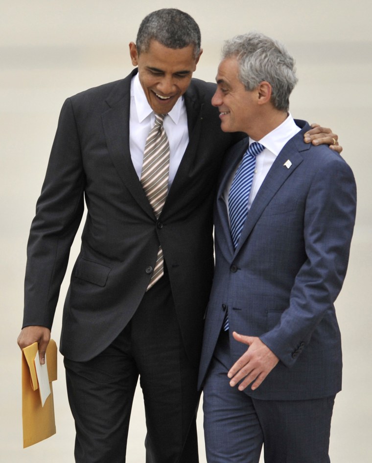 Image: Barack Obama, Rahm Emanuel