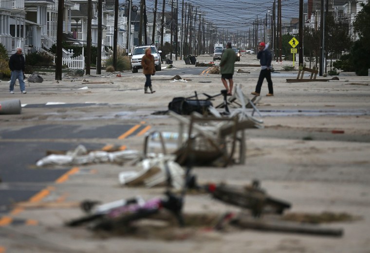 Image: East Coast Begins To Clean Up And Assess Damage From Hurricane Sandy