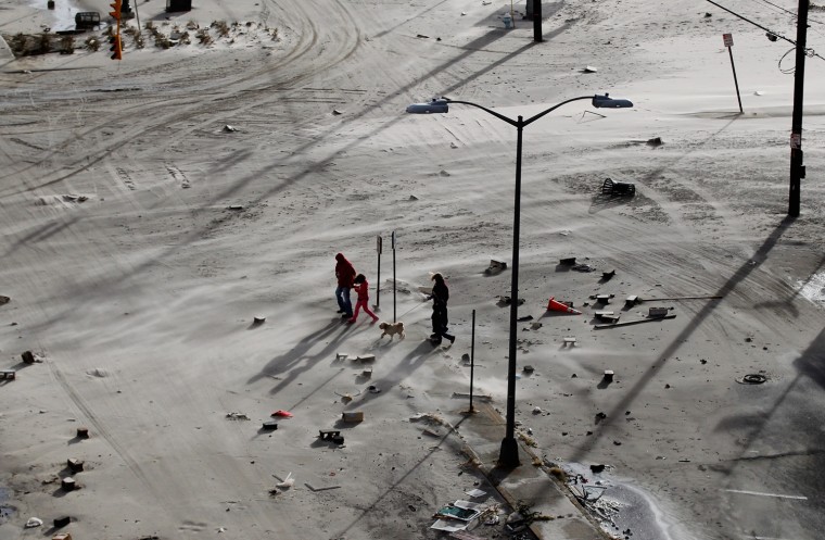 Image: BESTPIX East Coast Begins To Clean Up And Assess Damage From Hurricane Sandy