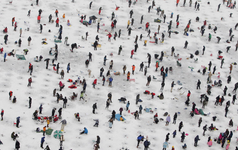 Image: South Koreans Celebrate Ice Festival
