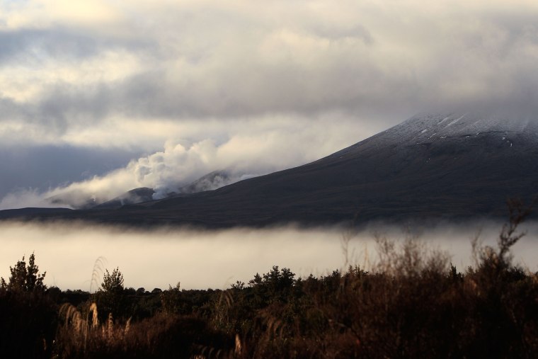 Mt Tongariro Erupts