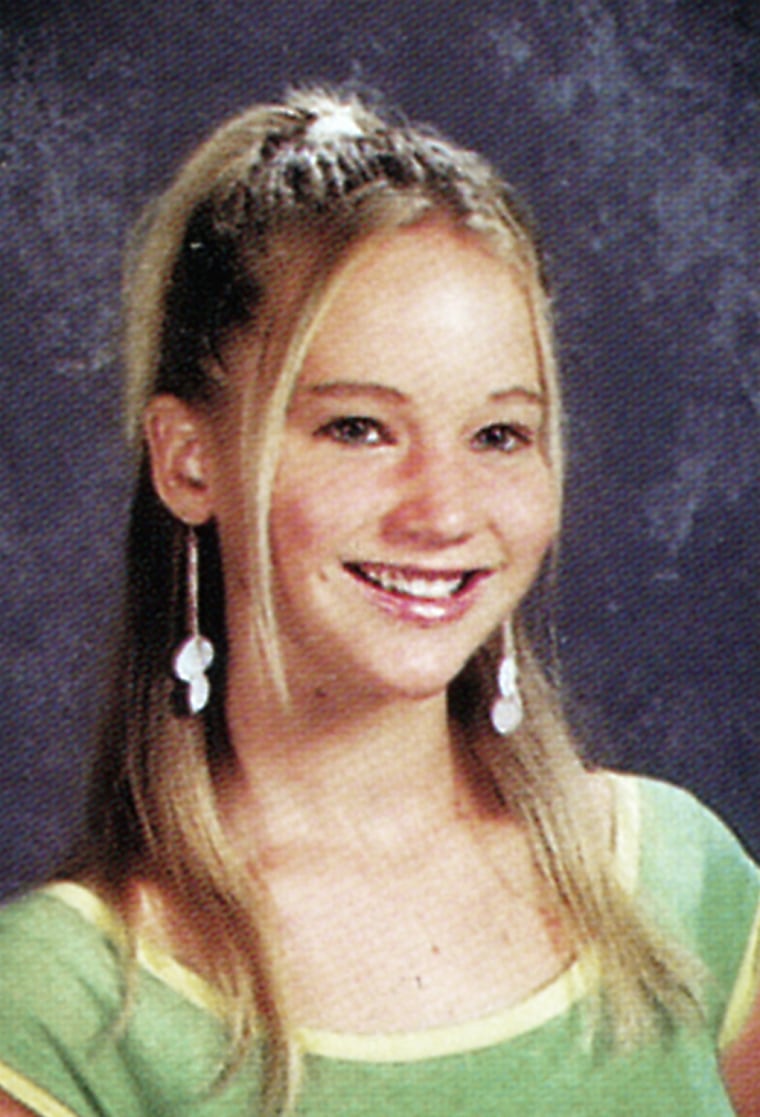 Jennifer Lawrence 8th Grade 2005
Kammerer Middle School, Louisville, KY
Credit: Seth Poppel/Yearbook Library