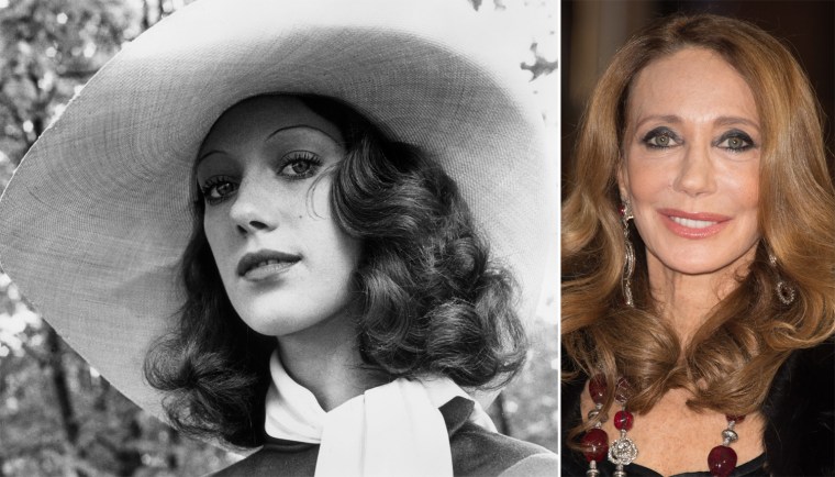 1972:  Headshot of American actor Marisa Berenson wearing a wide-brimmed hat and silk scarf in a low-angle promotional headshot for Bob Fosse's film, 'Cabaret'.  (Photo by Hulton Archive/Getty Images) MARRAKECH, MOROCCO - DECEMBER 01: Marisa Berenson arrives for the tribute to Hindi cinema at the 12th Marrakech International Film Festival on December 1, 2012 in Marrakech, Morocco.  (Photo by Dominique Charriau/Getty Images)