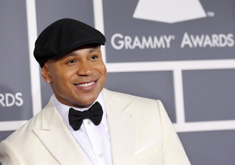 Image: Rap artist LL Cool J arrives at the 55th annual Grammy Awards in Los Angeles