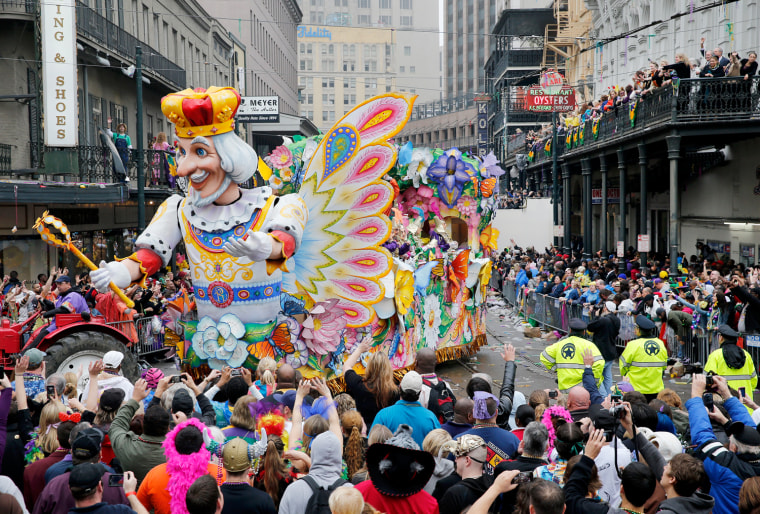 Image: Annual Mardi Gras Parade Held In New Orleans