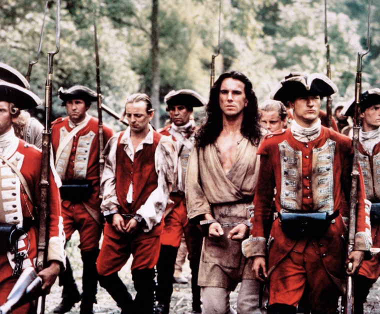 THE LAST OF THE MOHICANS, Daniel Day-Lewis, 1992. ©20th Century-Fox Film Corporation, TM  Copyright/courtesy Everett Collection