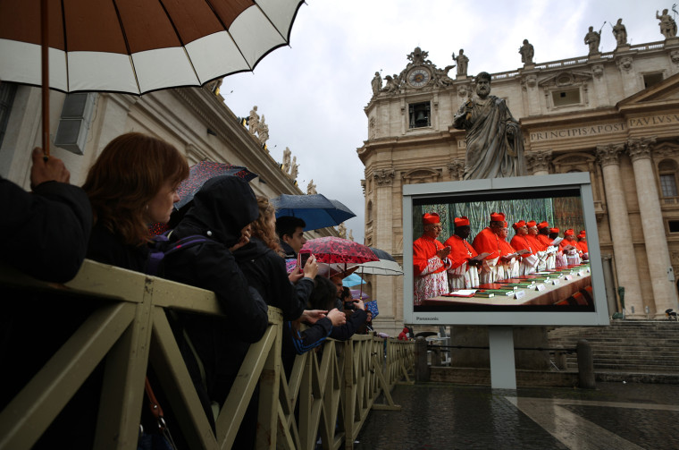 Image: The Papal Conclave Day One
