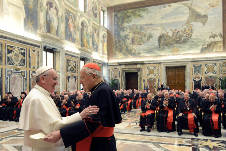 Image: VATICAN-POPE-CARDINALS