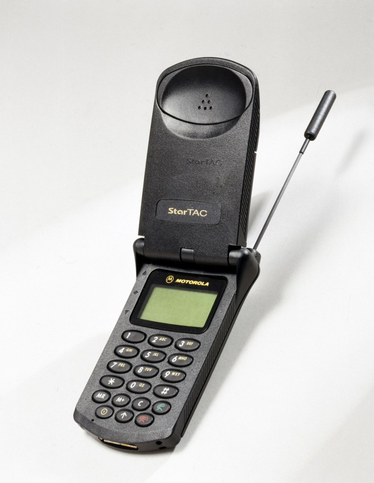 Image: Motorola StarTAC mobile phone, 1997.