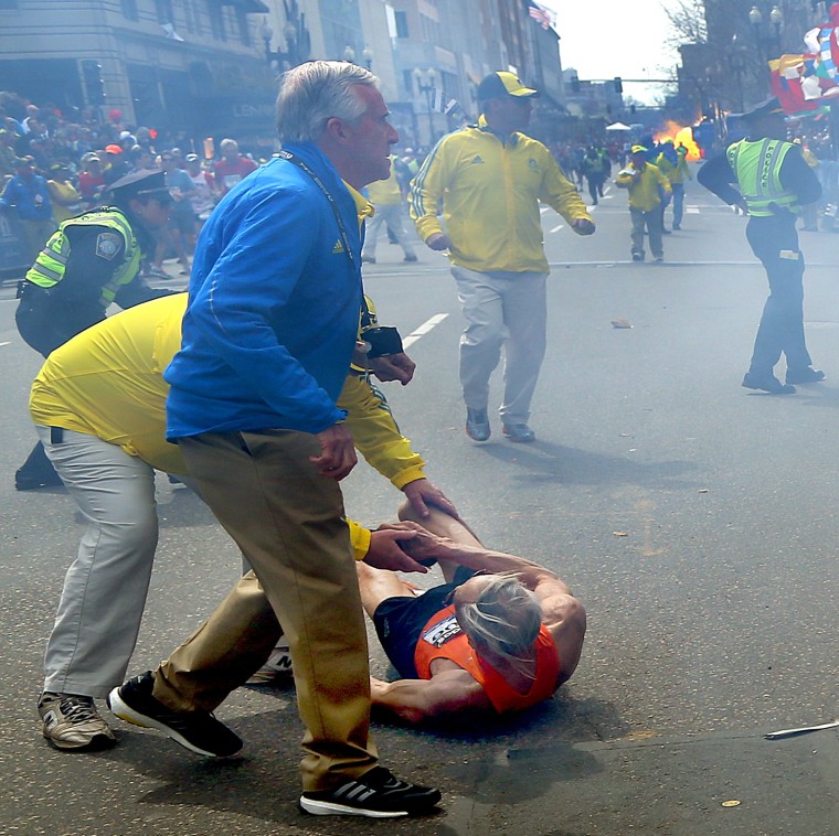 Image: Explosions At 117th Boston Marathon