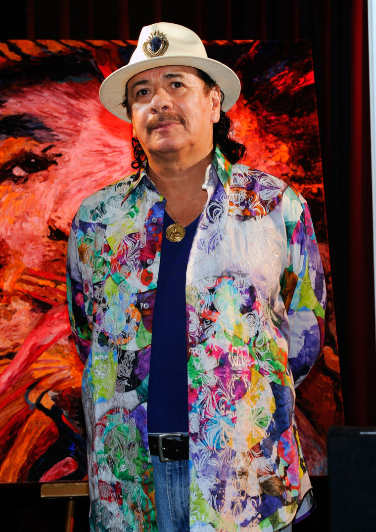 Image: Carlos Santana Sculpture Unveiled At House Of Blues Las Vegas