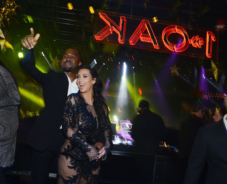 Image: Kim Kardashian Hosts The New Year's Eve Countdown At 1 OAK Nightclub At The Mirage In Las Vegas