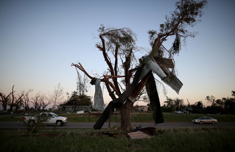 Image: Series Of Tornadoes Rips Through Oklahoma City Area
