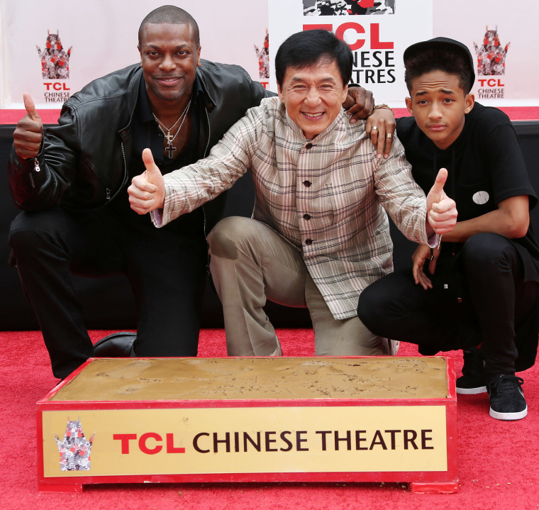 Image: BESTPIX    Jackie Chan Hand And Footprint Ceremony