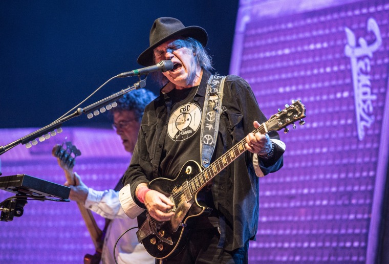 Image: Neil Young And The Crazy Horse In Concert At Bercy In Paris