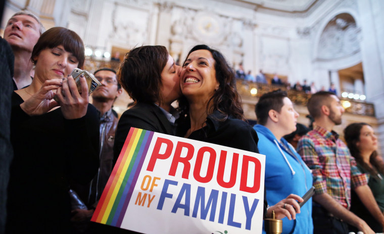 Image: Californians React To Supreme Court Rulings On Prop 8 And DOMA