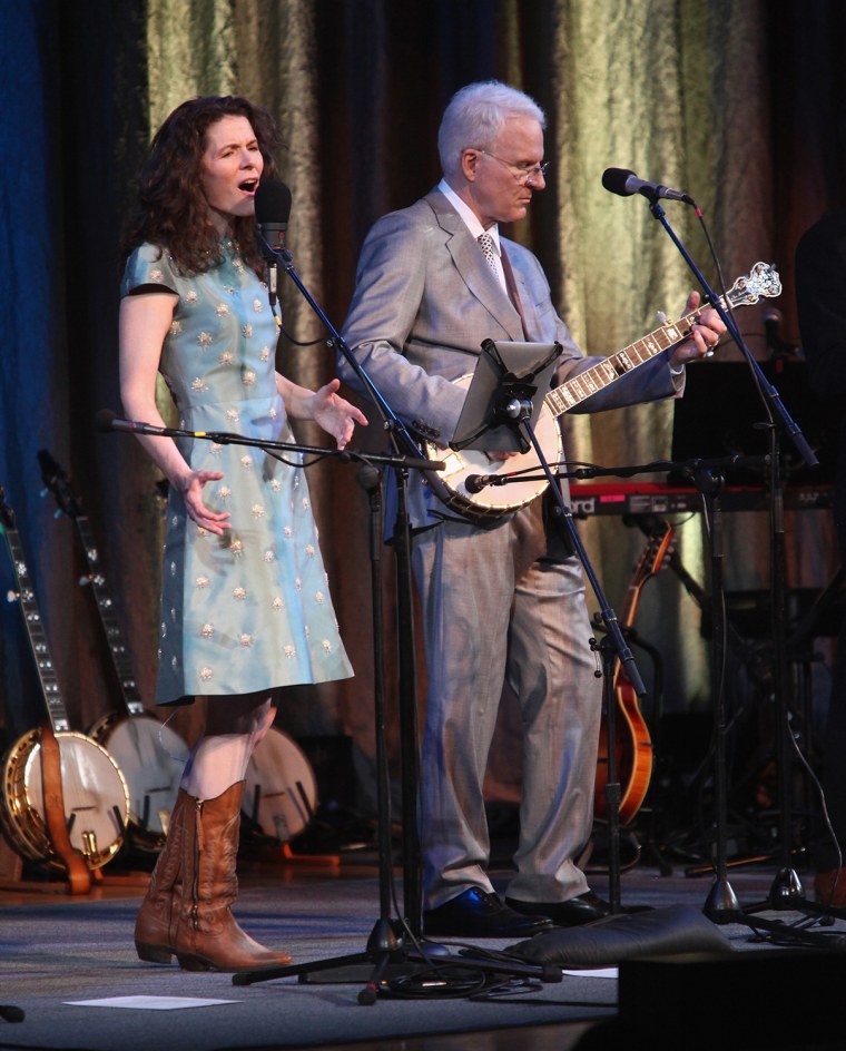 Image: Steve Martin And The Steep Canyon Rangers With Edie Brickell In Concert - New York, NY