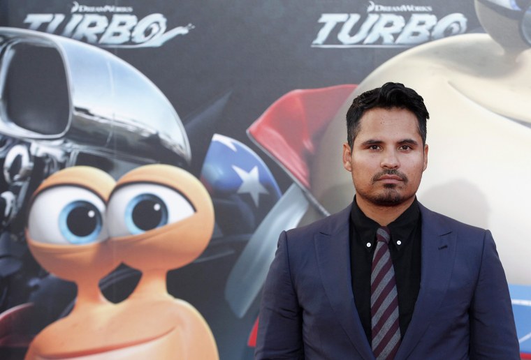 Image: Turbo voice cast actor Michael Pena at world premiere in Barcelona