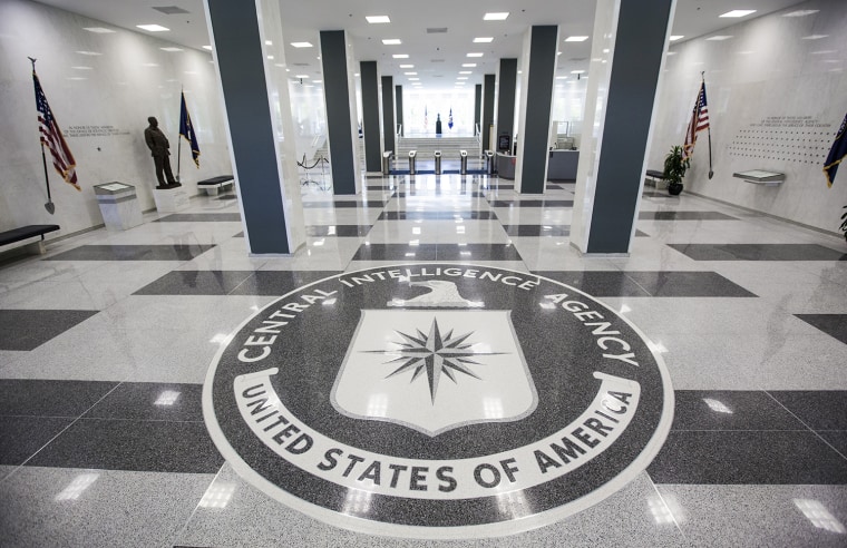 Saturday, July 29, 2013, in McLean, VA (John Makely / NBC News)
The CIA headquarters entrance.