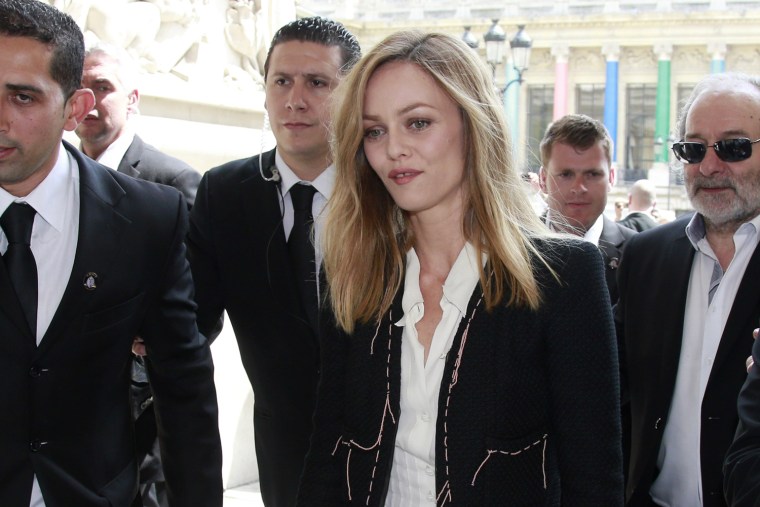 Image: Actress and singer Vanessa Paradis arrives to attend the Haute Couture Fall Winter 2013/2014 fashion show for French fashion house Chanel in Paris
