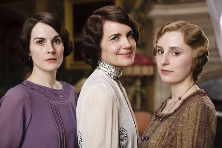 Downton Abbey S4

The fourth series, set in 1922, sees the return of our much loved characters in the sumptuous setting of Downton Abbey. As they face new challenges, the Crawley family and the servants who work for them remain inseparably interlinked.

Photographer: Nick Briggs

MICHELLE DOCKERY as Lady Mary, ELIZABETH MCGOVERN as Lady Cora and LAURA CARMICHAEL as Lady Edith
