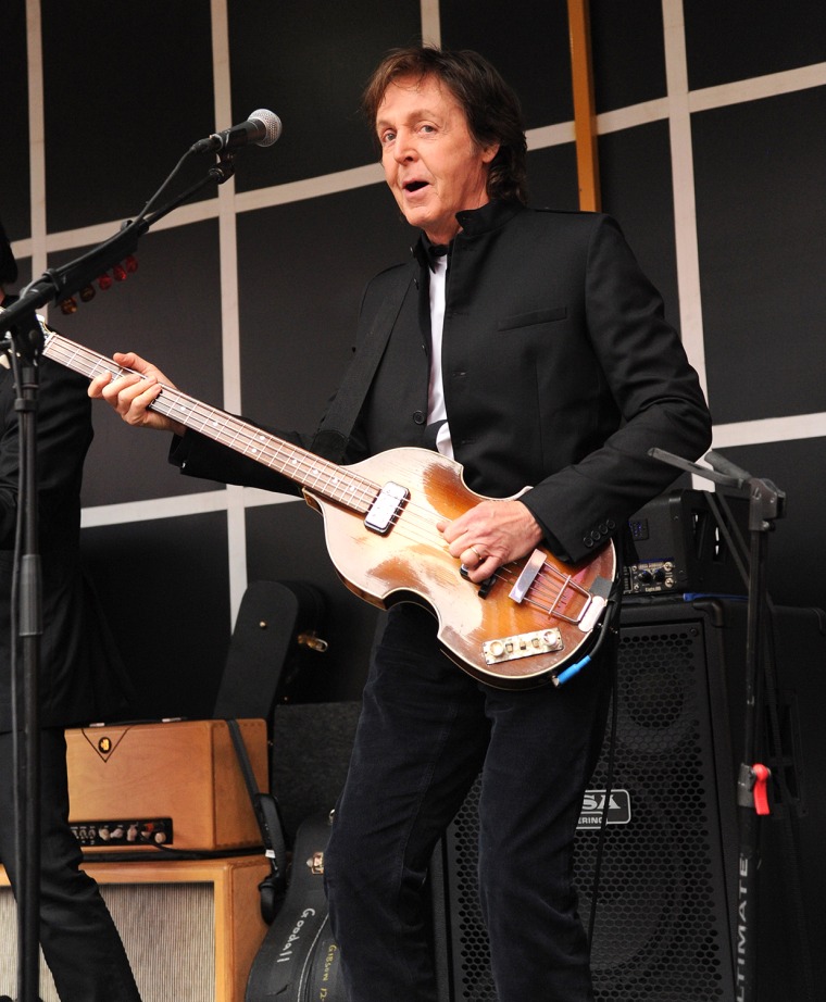 Image: Paul McCartney Performs in Times Square