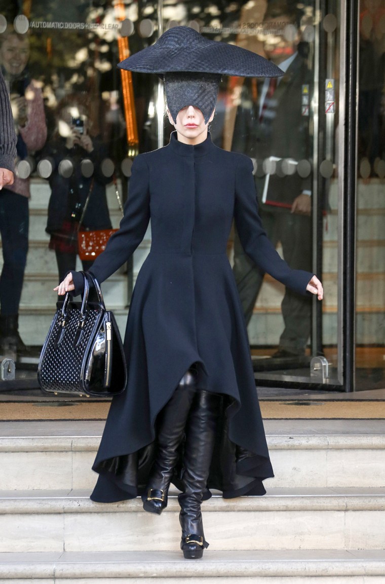 Image: Lady Gaga Sightings In London - October 30, 2013