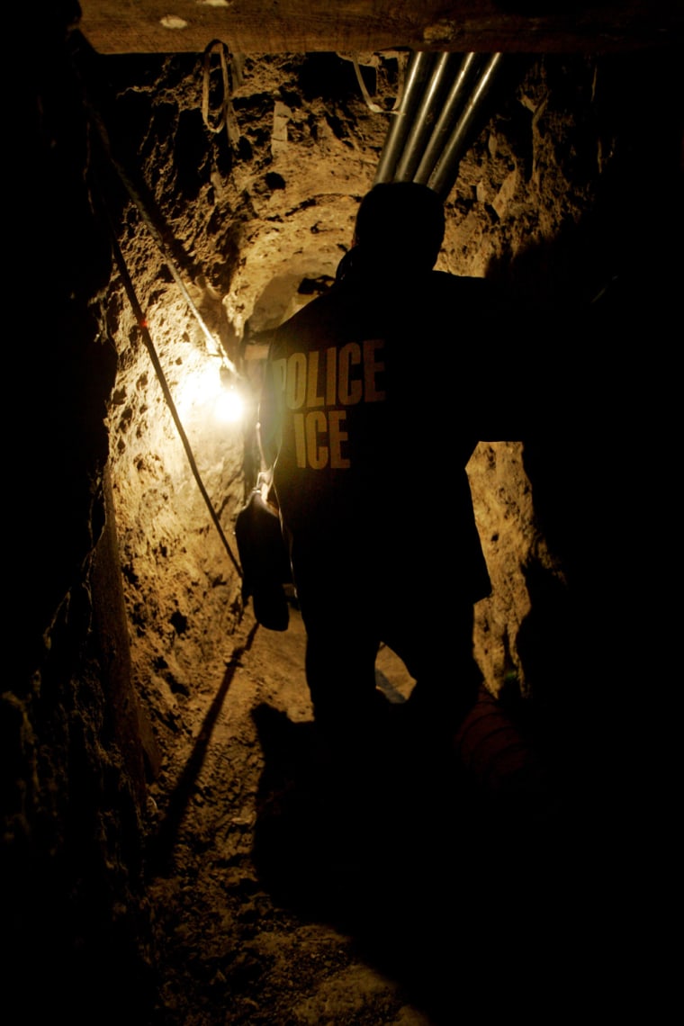 Drug Tunnel Found At Mexican Border