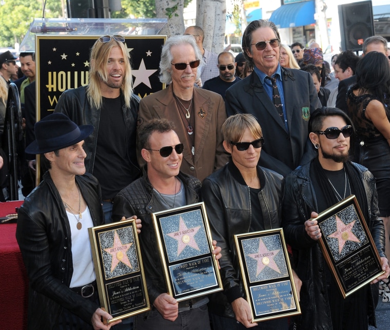 Image: Jane's Addiction Honored On The Hollywood Walk Of Fame