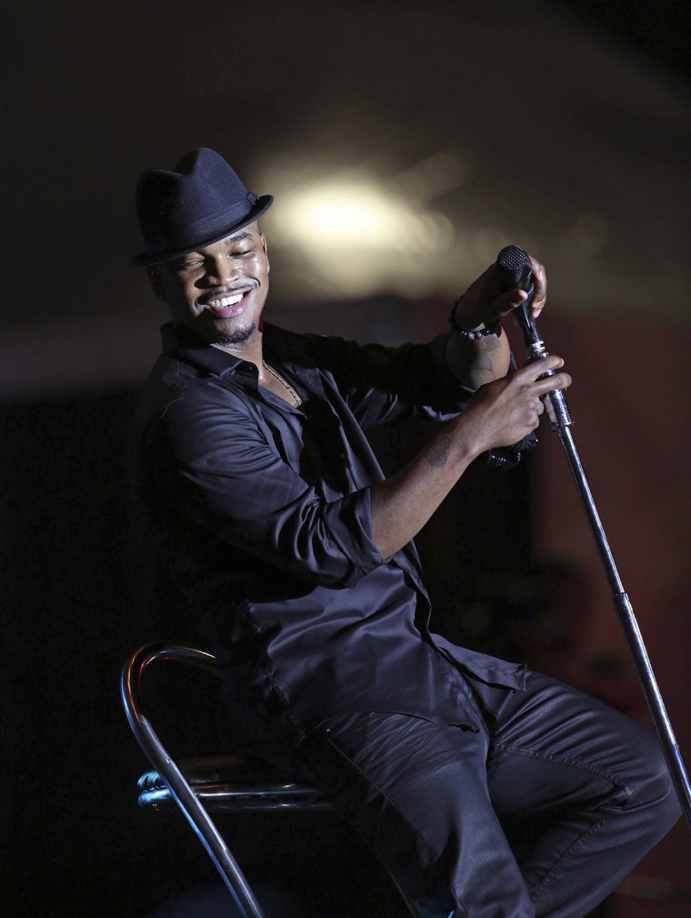 Image: Singer Ne-Yo performs during the Red Light Concert series at the Hasely Crawford Stadium in Port-of-Spain