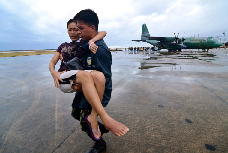 Image: Relief Effort Continues In The Philippines After Typhoon Haiyan Devastation