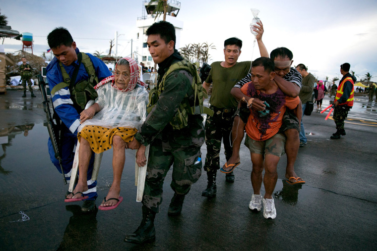 Image: Relief Efforts Continue After Typhoon Haiyan's Destruction