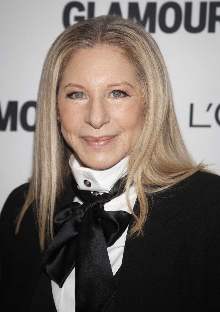 Image: Barbra Streisand arrives for the Glamour Magazine Women of the Year event in New York