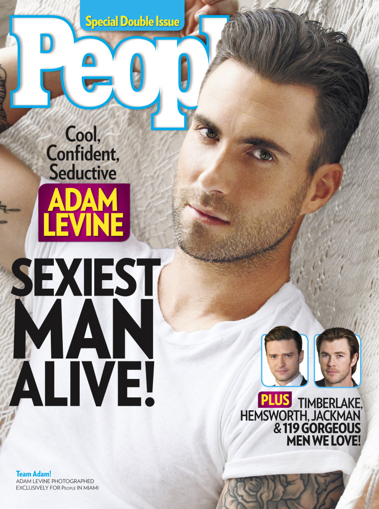 Adam Levine is People's Sexiest Man Alive 2013
