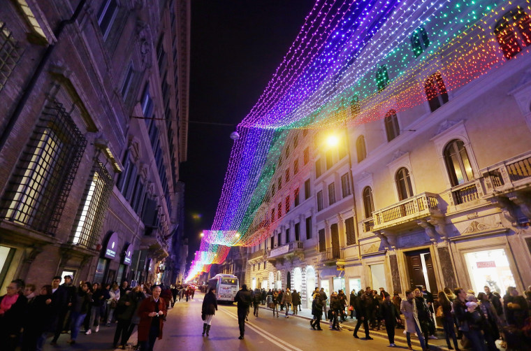 Image: Christmas Lights In Rome