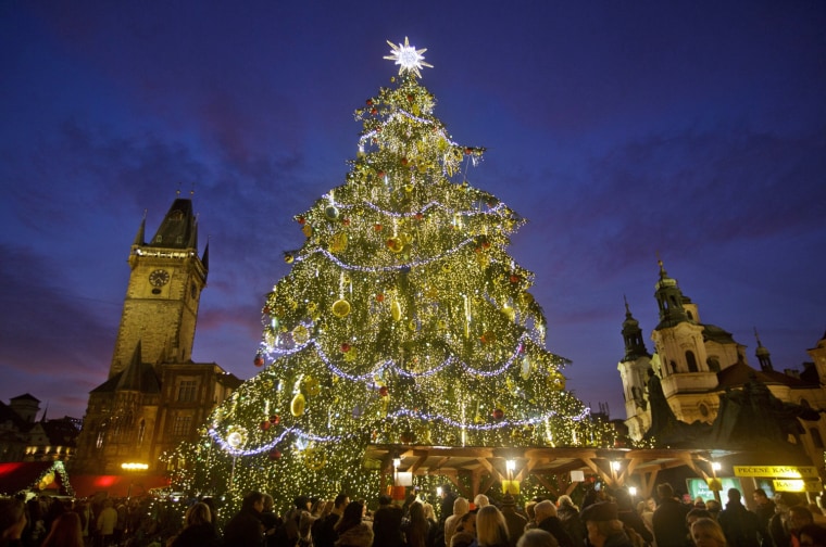 Image: Prague Christmas Market At Old Town Square