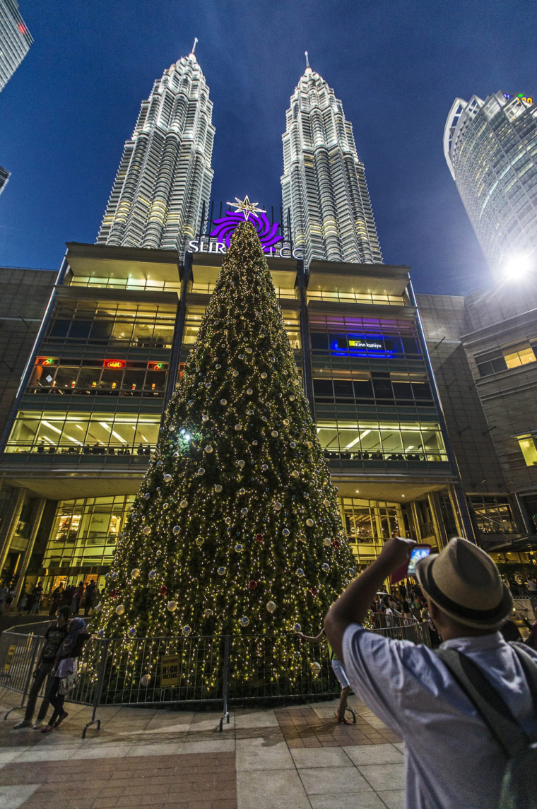 Image: Christmas tree in Malaysia