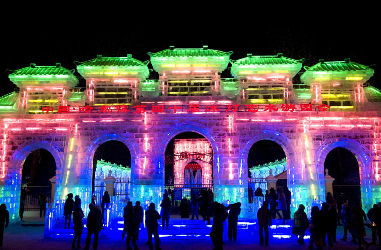 Image: 40th Harbin Ice Lantern Festival opens