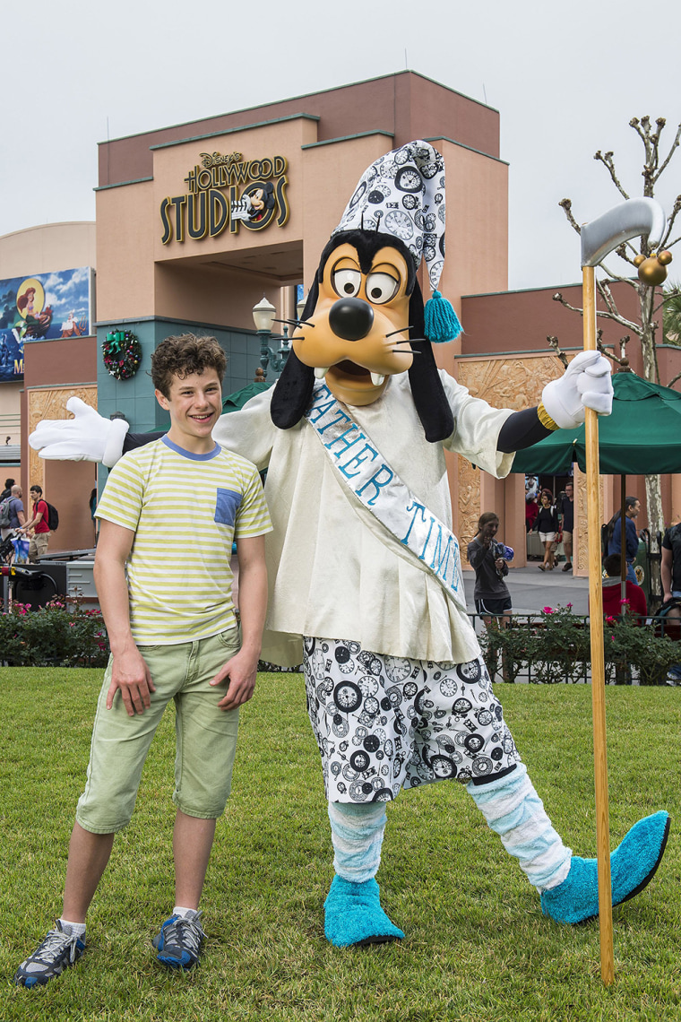 Image: Nolan Gould of \"Modern Family\" Visits Walt Disney World
