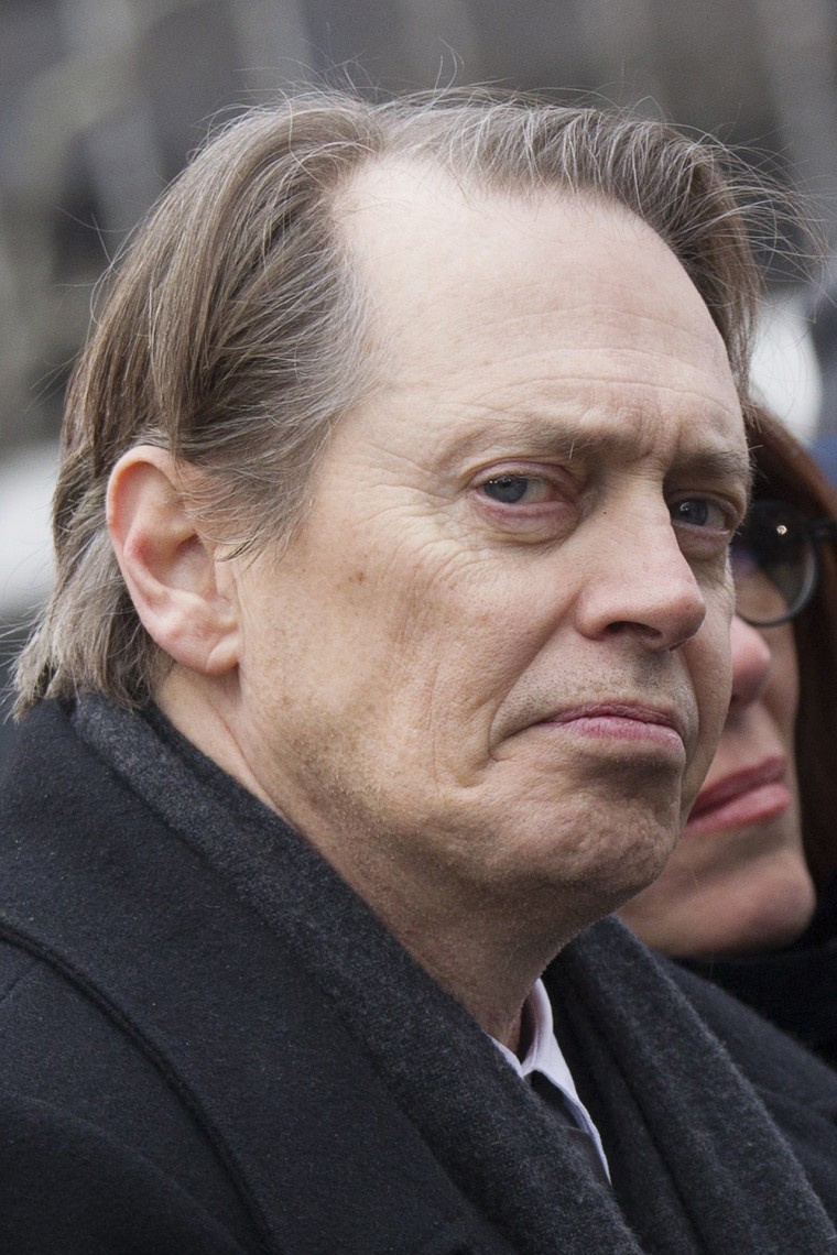 Image: American actor Buscemi attends the inauguration ceremony for New York City Mayor Bill de Blasio in New York
