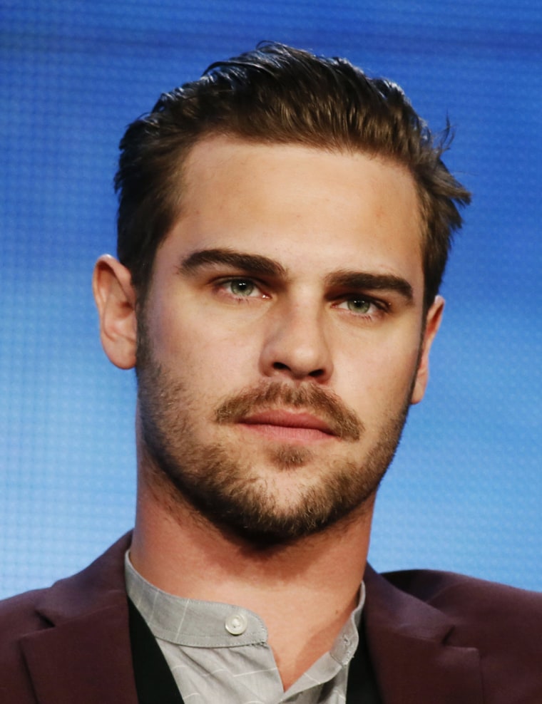 Image: Actor Grey Damon talks about The CW's \"Star-Crossed\" during the Television Critics Association (TCA) Winter 2014 presentations in Pasadena