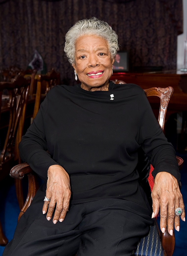 Dr. Maya Angelou Honored By The Michael Jackson Tribute Portrait